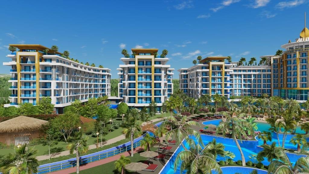 Azure World - the largest residential project and hotel in the beautiful area of Alanya - Turkler Avsallar