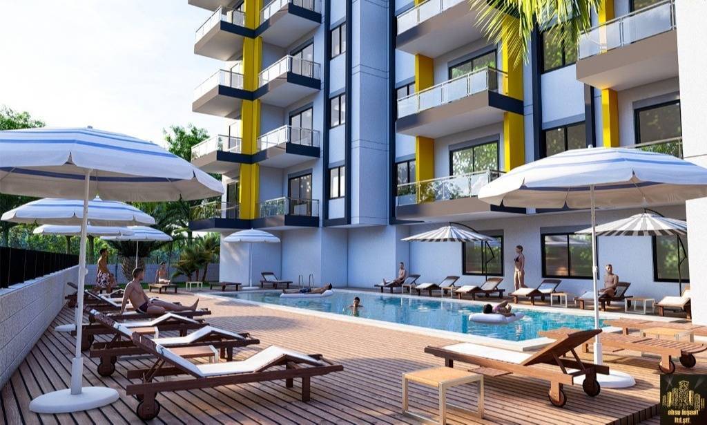 Duplex apartments with sea view at a good price, Alanya - Avsallar