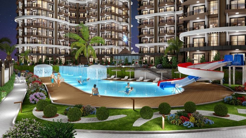 Apartments for sale under construction Alanya Payallar - good price