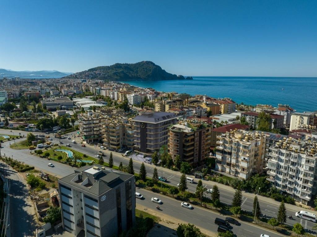 New residential project in the center of Alanya, only 150 meters from the beach 