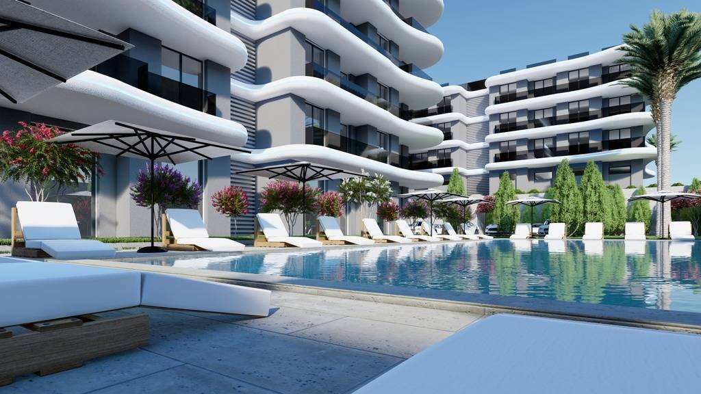 First class luxury residential complex with sea views in Alanya - Okurcalar 