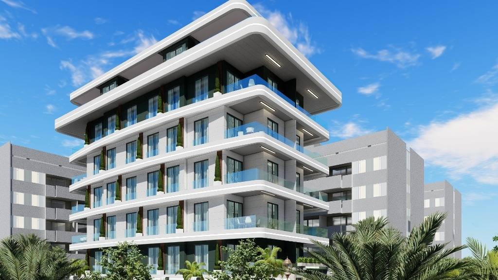 Neu gebaute Apartments in Strandnähe im Zentrum von Alanya
