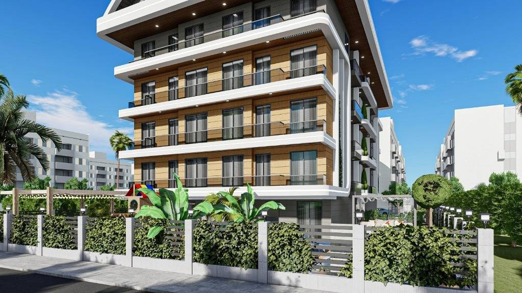 Wir bieten attraktive Wohnungen zum Verkauf nur 250 m vom Strand entfernt Alanya - Centrum 