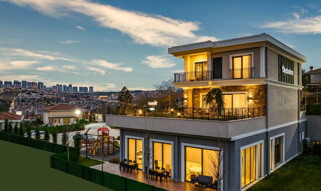 Modern villas for sale in the prestigious location Basaksehir Istanbul