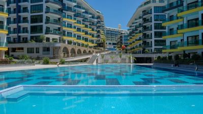 Zařízený byt s výhledem na moře Alanya Kargıcak Turecko